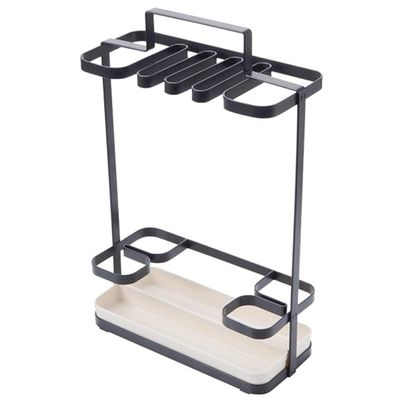 CMYCYDDPLY Umbrella Rack, Free Standing Umbrella Stand, Creativity Entryway Umbrella Holder, with Removable Drip Tray, Umbrella Storage Container for Long & Folding Umbrella (Color : A)