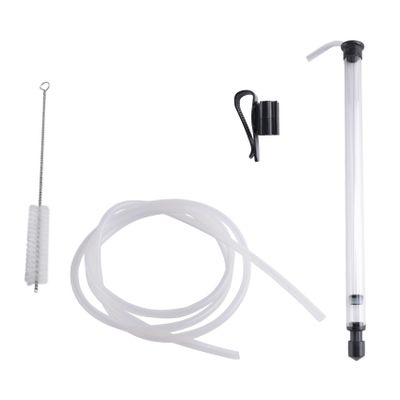Kqcibz 3/8In Auto Siphon Kit with Clamp 6.5' Ft Hose Bottling Siphoning Set Kit with Food Grade Plastic Tubing for Beer