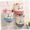 Beatifufu Cotton and Linen Cartoon Hanging Storage for Toy Storage Organizer Wall Mounted Holder for Bathroom and Living Room for Bath Toys and Stuffed Animal Storage Pattern view 4
