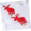 GRIRIW 30pcs Elk Decorative Clips for Christmas Decor Indoor Photo Card Holder view 3