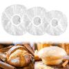 100PCS Bowl Covers for Bread Proofing, Reusable Elastic Sourdough Bread Baking Supplies, Plastic Bowl Covers for Bread Rising, Stretchable Plastic Wrap for Storage Containers view 1