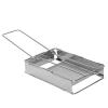 Stainless Steel Toaster Collapsible, Hand Held Toaster for Camping and Backpacking Stainless Steel Foldable Toaster Rack Handheld Portable Outdoor Picnic Toast Rack Tray view 4
