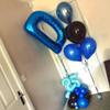 40 Inch Blue Letter U Balloons Alphabet U Letter Balloons Foil Mylar Big Letter Balloons for Birthday Party Anniversary New Year Graduation Wedding Decorations view 4