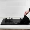 Kqcibz 1 PCS High Temperature Gas Stove Protection Mat Stove Cleaning Pad Need to Open Your Own Holes view 2