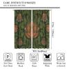 GoDazzling Vintage Bohemia William Morri Plant Flowers Blackout Window Curtains, Abstract Art Retro Plants Pattern Print Window Drapes, for Bedroom Living Room 31.5(W)*72(L) 2 Panels view 2