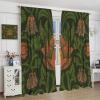 GoDazzling Vintage Bohemia William Morri Plant Flowers Blackout Window Curtains, Abstract Art Retro Plants Pattern Print Window Drapes, for Bedroom Living Room 31.5(W)*72(L) 2 Panels view 4