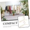 Cabilock 2pcs Wooden Hangers Smooth Surface Clothes Hangers for Easy Organization Design Without Sharp Edges Decorative for Home and Nursery view 4