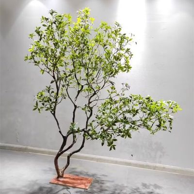 Artificial Horse Drunken Wood Tree Faux Silk Plant Green Planter Fake Greenery Plant for Home Office Decor Indoor (Size : 2.5mx2m)