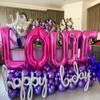 40 Inch Large Hot Pink Letter B Balloons Alphabet B Letter Balloons Foil Mylar Letter A Balloons for Birthday Party Anniversary New Year Graduation Wedding view 3