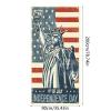 4th of July Banner Decoration - Patriotic Themed Party Door Cover Independence Day Front Door Frame Banner Curtain for Veterans Day Memorial Day Door Covers Party Supplies (style_09) view 4