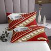 Erosebridal Gridiron Coverlet Set Sports Ball Game Bedspread Set King for Boys Girls Rugby Competition Game Quilt Set, Football Themed Bedding Set with 2 Pillowcases view 4