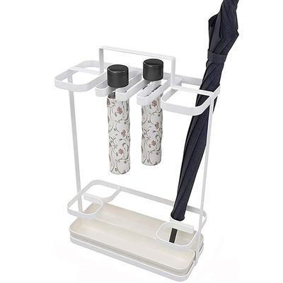 CMYCYDDPLY Umbrella Rack, Free Standing Umbrella Stand, Creativity Entryway Umbrella Holder, with Removable Drip Tray, Umbrella Storage Container for Long & Folding Umbrella (Color : B)