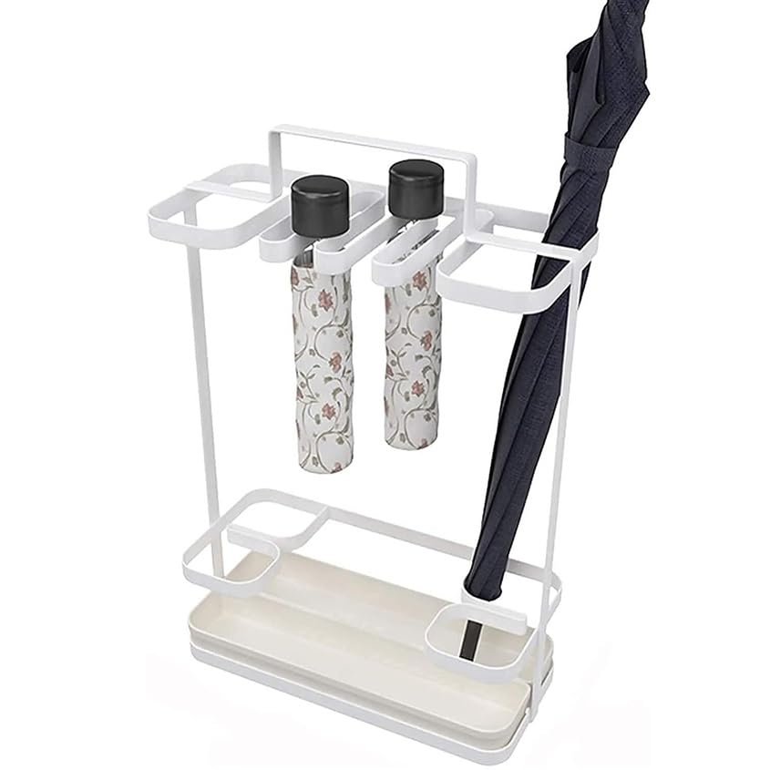 CMYCYDDPLY Umbrella Rack, Free Standing Umbrella Stand, Creativity Entryway Umbrella Holder, with Removable Drip Tray, Umbrella Storage Container for Long & Folding Umbrella (Color : B)