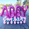 40 Inch Large Hot Pink Letter O Balloons Alphabet O Letter Balloons Foil Mylar Letter A Balloons for Birthday Party Anniversary New Year Graduation Wedding view 2