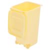 LALAFINA Desk Organizing Storage Box Mini Trash Can Desk Bin Lid Paper Bin Office Home Small and Versatile view 1