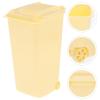 LALAFINA Desk Organizing Storage Box Mini Trash Can Desk Bin Lid Paper Bin Office Home Small and Versatile view 3