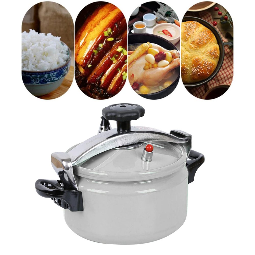 Explosion-Proof Portable Pressure Cooker 2L - Safe Handle, Easy Clean, Multi-Function - for Gas & Electric Stove