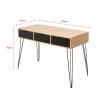 NEKCOCO Modern Gaming Desk Home Office Desk Study Office Computer Desk Study Table Writing Desk with 3 Storage Drawers Student Writing Desk Study Writing Table view 3