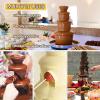 4/5/6/7 Tier Chocolate Fondue Fountain Machine Stainless Steel Commercial Chocolate Fountain for Party Wedding Restaurant,Strawberries,Cherries,Marshmallow,Biscuits,7Tier () view 2