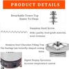4/5/6/7 Tier Chocolate Fondue Fountain Machine Stainless Steel Commercial Chocolate Fountain for Party Wedding Restaurant,Strawberries,Cherries,Marshmallow,Biscuits,7Tier () view 3