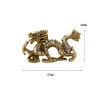 12 Pieces Chinese Zodiac Set Brass Figurine Vintage Birthday Gifts Animal Statue Mini Zodiac Statues for Office Desktop Home view 3