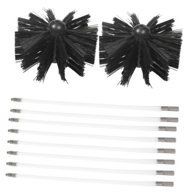 Nylon Chimney Brush for Indoor Cleaning with Extendable Reach
