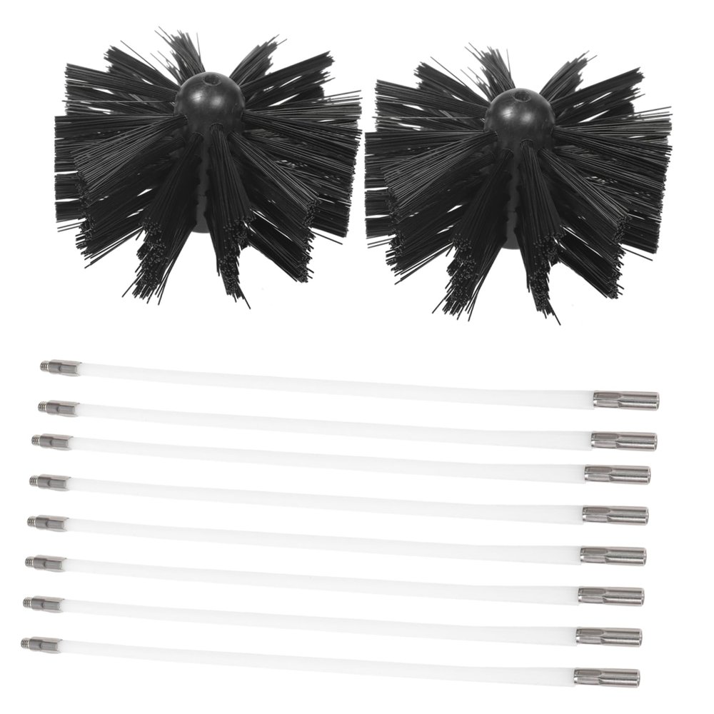 Nylon Chimney Brush for Indoor Cleaning with Extendable Reach