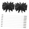 Nylon Chimney Brush for Indoor Cleaning with Extendable Reach view 1
