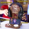 16 Year Old Birthday Gifts for Gamer Teenage Boy, 16th Birthday Gift Ideas, Level 16 Unlocked Wooden Headset Stand, 16th Birthday Decorations for Boy, Birthday Gifts for 16 Year Old Boys Girl view 4