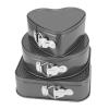 3Pcs Carbon Steel Springform Cake Pan Set,Round Heart Square Shape Cake Pan Set with Removable Bottom,Nonstick Leakproof Cake Pan Sets,Double Coating Cheesecake Pan,Easy Release view 1