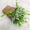 Xnferty Wildflower Hanging Basket Wreath, Fake Plants Artificial Flowers Spring and Summer Wreath Faux Fake Flowers for Front Door Porch Wall Decor Boho Wreaths Courtyard Outdoors view 2