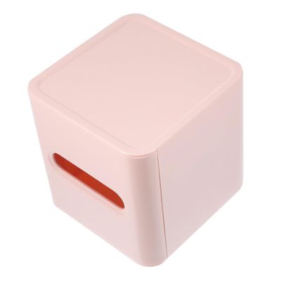 Cabilock Desktop Tissue Box Cover Square Napkin Container for Bathroom Living Room and Office Decor Simple and Stylish Tissue Holder for Easy Access for Home and Events