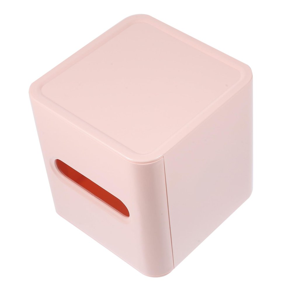 Cabilock Desktop Tissue Box Cover Square Napkin Container for Bathroom Living Room and Office Decor Simple and Stylish Tissue Holder for Easy Access for Home and Events