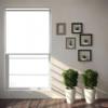SLDSVVWD Cordless Roller Shades Blackout Blinds for Windows Room Darkening Rolled Up Shades with Spring System,UV Protection Custom Window Shades Pull Down for HomeOffice (100" WxCustom White) view 1