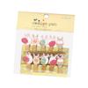 DECHOUS Rabbit Photo Clip 20pcs Wooden Holders Easter Decor Rope Party and Home Decor view 2