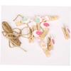DECHOUS Rabbit Photo Clip 20pcs Wooden Holders Easter Decor Rope Party and Home Decor view 3