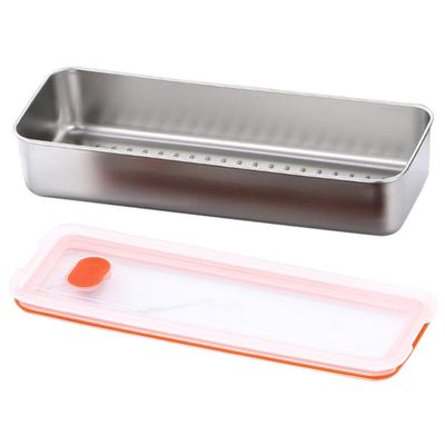 Cabilock Bacon Container Fridge Storage Box for Sliced Bacon Keeper Airtight Lid