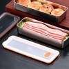 Cabilock Bacon Container Fridge Storage Box for Sliced Bacon Keeper Airtight Lid view 4