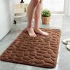 UEAUY Memory Foam Bath Mat Washable Bath Room Mat Non-Slip Mats for Kitchen Bath Room Shower Light Grey 24" x 16" view 4