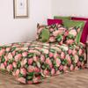 Thomasville At Home Summerwind Pink Quilted Bedspread Only, Cal-King 118" Long x 114" Wide, Single Cotton Bedspread (1), Bedroom view 1