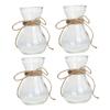 Cabilock 4pcs Glass Vase for Boho Decor Neutral Home Decor DIY Planting Container view 1