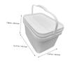 VILLFUL Pp Material Paint Bucket with Handle 10l Paint Container for Outdoor Use view 4
