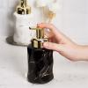 CETEOR Hand soap Dispenser,soap Dispenser, 320ML Foam Press Bottle Bathroom Shampoo Separate Bottle Facial Mousse Foaming Bottle Kitchen Soap Dispenser (Color : Gold) (Color : Gold) view 3