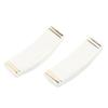 Ceramic Chopstick Rest 2 Pcs White for Spoons and Utensils view 1