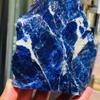 AtkitS Natural Blue Sodalite Rock Crystal Gemstone Healing Rough Mineral Specimen (Size : 550-600g) view 2