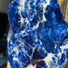 AtkitS Natural Blue Sodalite Rock Crystal Gemstone Healing Rough Mineral Specimen (Size : 550-600g) view 4