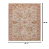 BoutiqueRugs Ange Traditional Area Rug - Light Sage, Sage, Tan - 6'7" Round view 2
