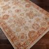 BoutiqueRugs Ange Traditional Area Rug - Light Sage, Sage, Tan - 6'7" Round view 4