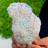 KatLin Beautiful Natural Quartz Crystal Rainbow Titanium Cluster Mineral Specimen Healing Ornaments (Size : 250-300g) view 2