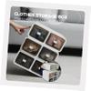 MAGICLULU Underpants Organizing Box Stackable Drawer Type Underwear Finishing Case Space-saving Storage for Socks and Lingerie Material White Design view 2